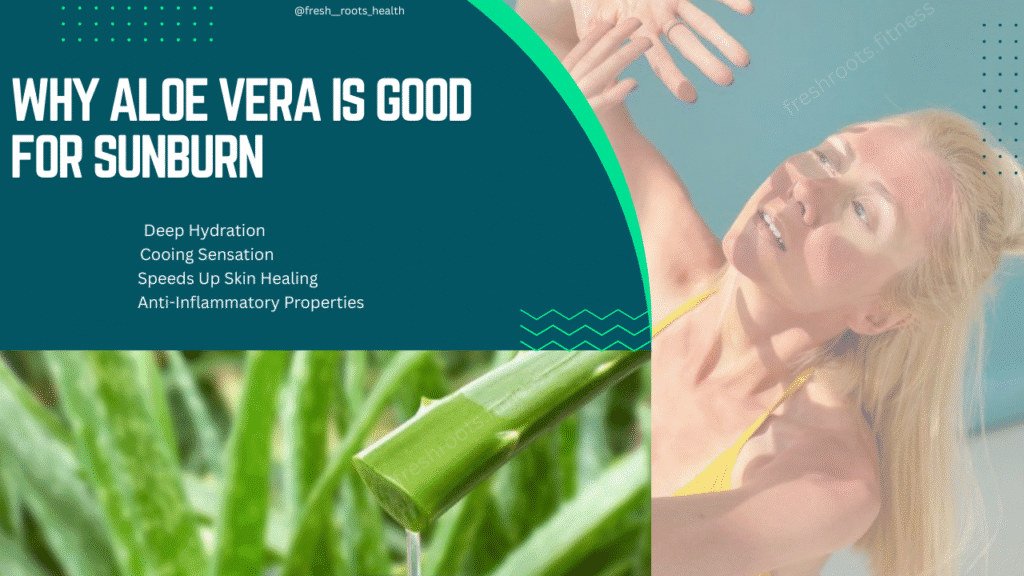 Aloe Vera Gel On A Sunburn