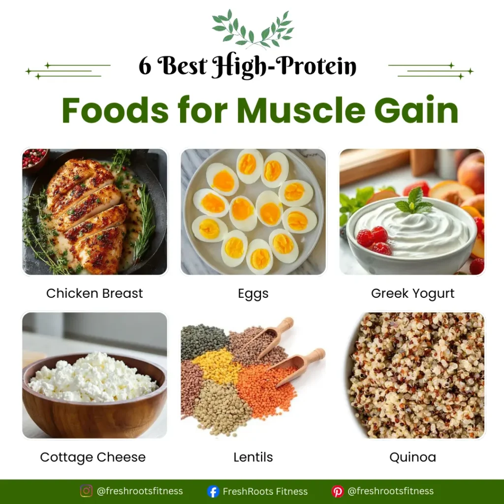 Best High-Protein Foods for Muscle Gain