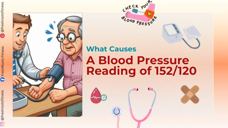 Blood Pressure Reading of 152/120