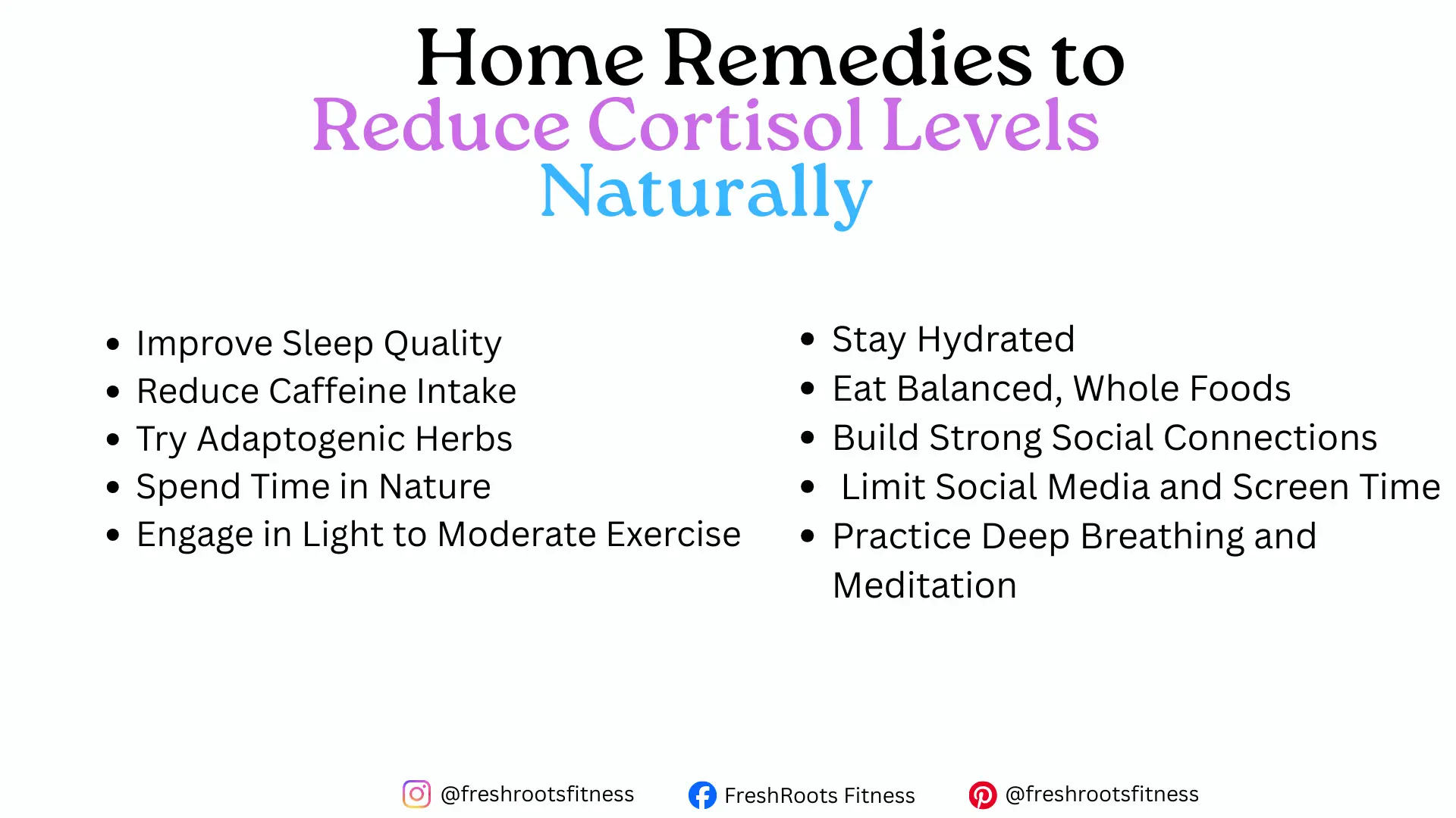 Home Remedies to Reduce Cortisol Levels Naturally