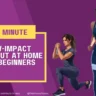 15-minute low-impact workout at home