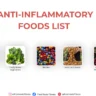 Anti-Inflammatory Foods List