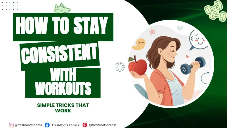 How to Stay Consistent with Workouts, freshroots